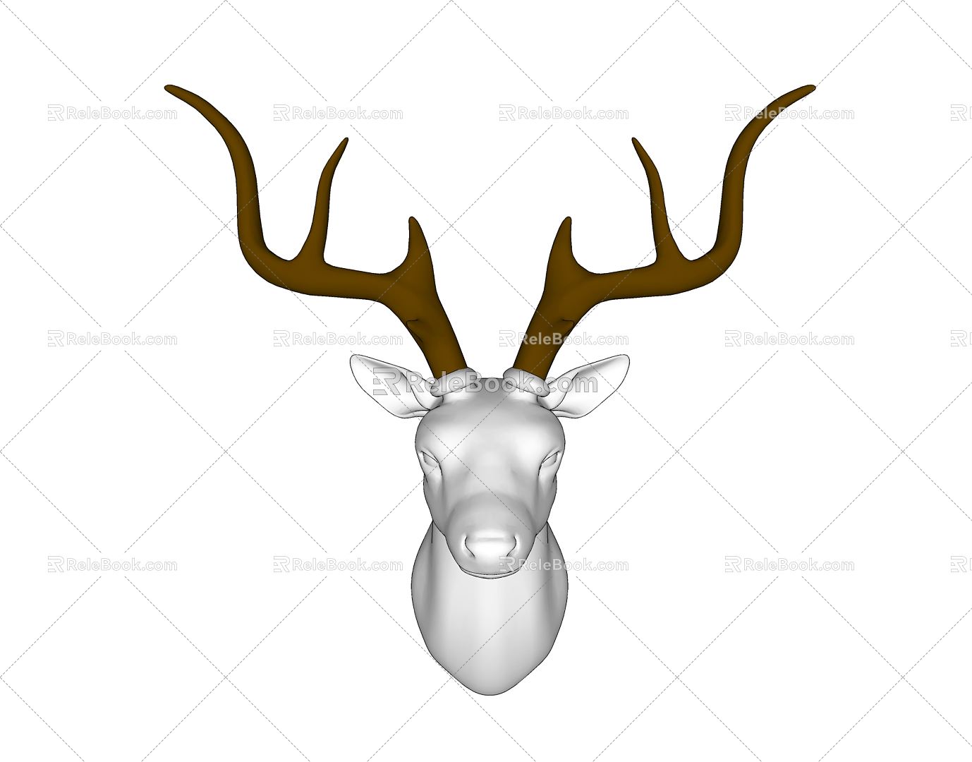 Modern Animal Wall Decorations 3d model