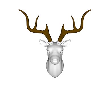 Modern Animal Wall Decorations 3d model