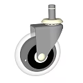 Industrial Equipment Swivel Caster Wheel with Brake and Rubber Tread for Heavy Duty Use