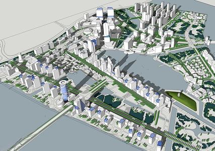 urban planning 3d model