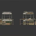 Military Style Dormitory Furniture Collection With Bunk Beds Tables Shelves And Crates