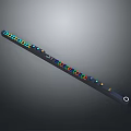 Long Strip Multi Port Connector Featuring Colorful Interfaces And Sleek Design