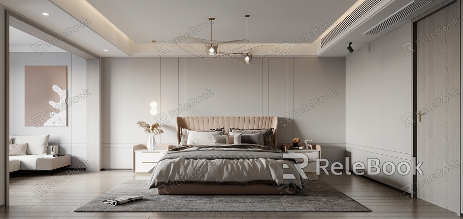 Modern Home Bedroom model