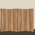 Modern Screen Wooden Screen 3d model