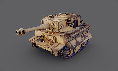 German Tanks 3d model