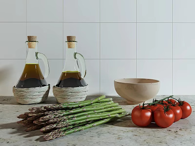 Modern Vegetable Kitchen Ornaments 3d model