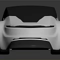 Modern White Concept Car With Sleek Design Black Roof And Stylish Wheels