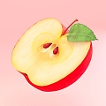 fruit apple 3d model