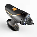 Industrial Equipment Modern Handheld Tool With Black Orange Design Blue Ring Light And Ergonomic Handle