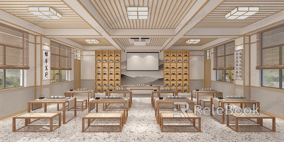 New Chinese Tea Room model