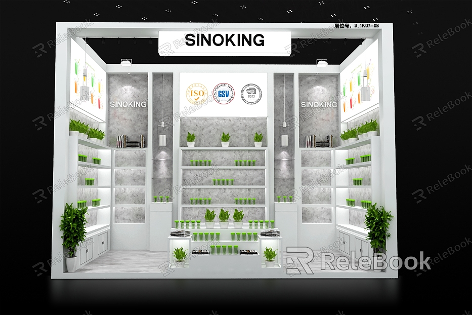 SINOKING Canton Fair Exhibition Booth Model model