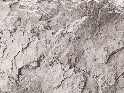 Natural Stone And Wood Material With Rustic Texture And Organic Design Elements 3d model