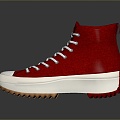 Cotton Shoes Warm Shoes Cold-proof Shoes Realistic 3d model