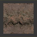 Scenic 3D Canyon Terrain Model Featuring Reddish Brown Gray Rocky Layers and Undulating Landscape