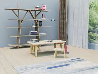 Modern Children's Tables and Chairs 3d model