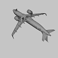 Airbus Commercial Aircraft Featuring White Body And Blue Tail Design Elements