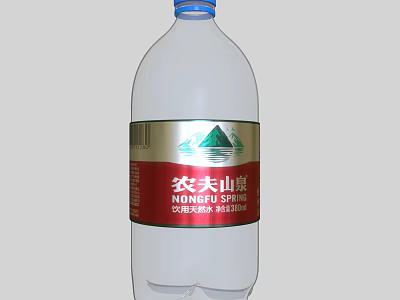 Nongfu Spring Natural Mineral Water In Large Plastic Bottle For Daily Drinking Use 3d model