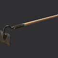 Durable Garden Shovel With Wooden Handle And Metal Blade For Digging