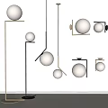 Modern FLOS luminaire combination 3d model