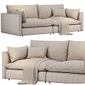 Unwind 2-piece sofa 3d model