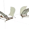 Vintage Antique Flying Machine Models With White Sails And Wooden Frames