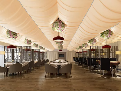 Modern Tea House Tea House 3d model