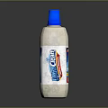UltraClean White Plastic Liquid Detergent Bottle With 5L Capacity And Blue Cap