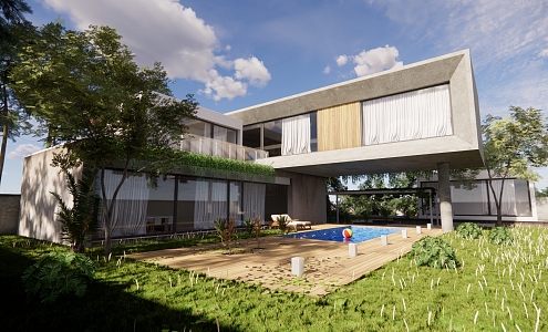 Modern Villa 3d model