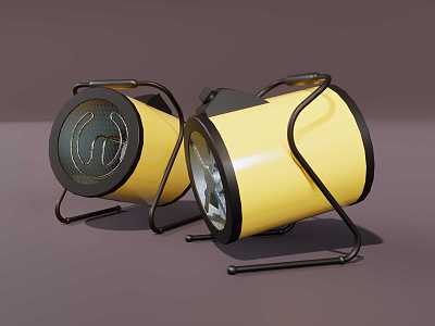 Electric heater fan heater 3d model