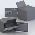 Lockbox Safe Deposit Box Cash Box 3d model