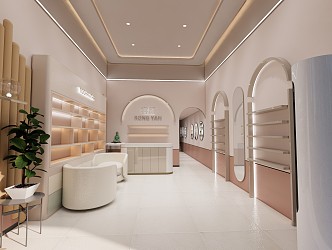 Modern Beauty Salon 3d model