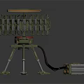 Tripod Mounted Military Radar System With Antenna Array And Power Supply Unit