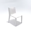 Modern White Single Chair Featuring Sleek Minimalist Design And Clean Lines