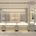 China Gold Jewelry Store Exterior With Signage And Display Windows