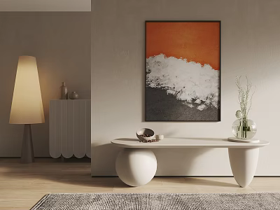Quiet Decorative Painting Texture Decorative Hanging Painting 3d model