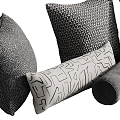 Modern Pillow Pillow Sofa Pillow Pillow Combination 3d model