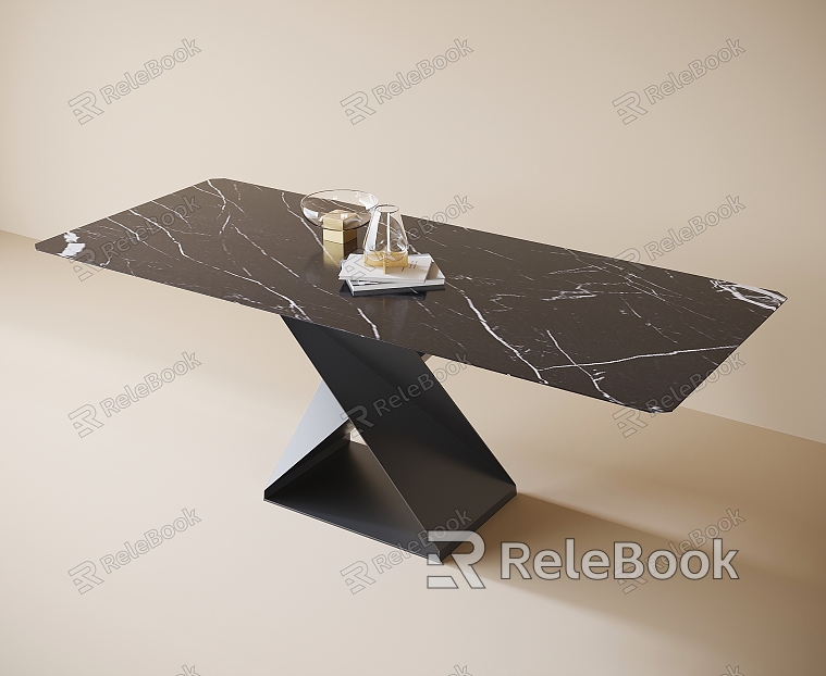 Modern dining table model