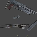 MAT49 submachine gun 3d model