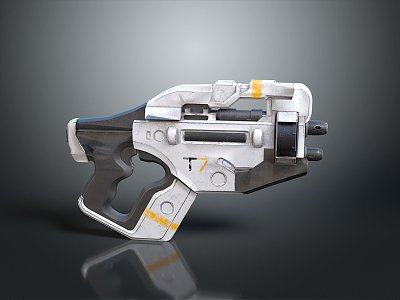 Modern Gun Sci-Firearms Sci-Fi Game Gun Games Firearms Game Gun 3d model