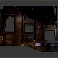 Industrial Metallic Equipment With Complex Structure And Orange Glowing Interior Components