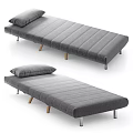 Nordic Single Sofa Single Chair 3d model