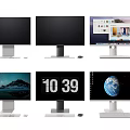 modern computer 3d model