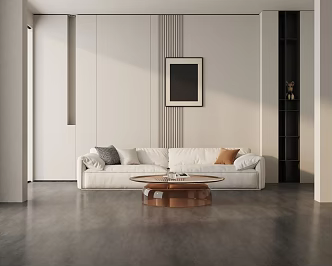 Three-seat sofa 3d model