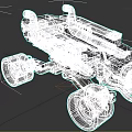 Advanced Space Exploration Rover With All Terrain Wheels For Planetary Missions 3d model