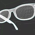 Modern Blue Rectangular Sunglasses With Stylish Frame And Brown Lenses