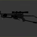 Crossbow Mechanical Crossbow Shift Bow and Arrow Shoot Far Equipment Weapons High-tech Crossbow 3d model