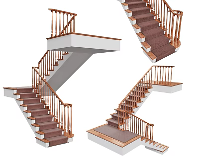 Modern Stairs 3d model