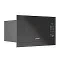Sleek Black Samsung Microwave With Digital Display And Control Panel 3d model