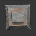 Stacked Square Shaped Household Items With Various Textures And Layers