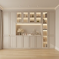 American Bookcase French Bookcase 3d model